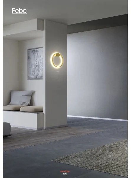 Redo 01-2817 - LED Dimmelhető fali lámpa FEBE LED/24W/230V arany