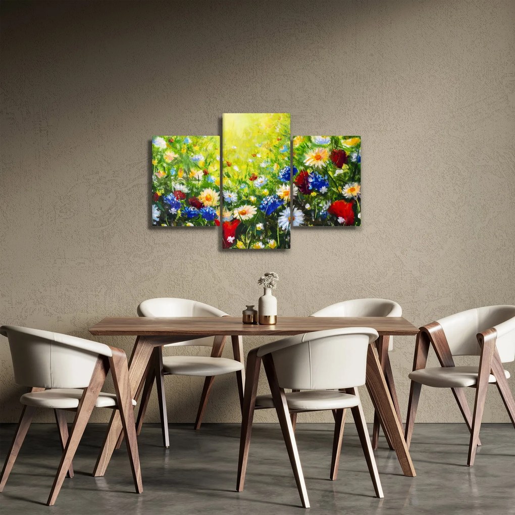 Vadvirágok képe (90x60 cm)