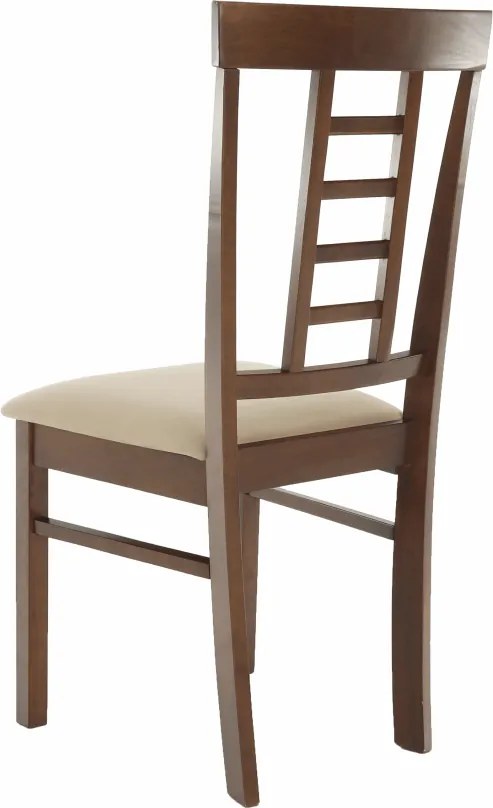 Étkezőszék, dió/bézs, OLEG NEW