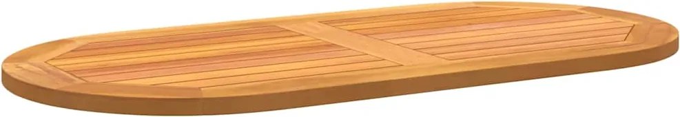 vidaXL Asztallap Olaj Természetes 100 x 50 x 2 cm Tömör Akácfa