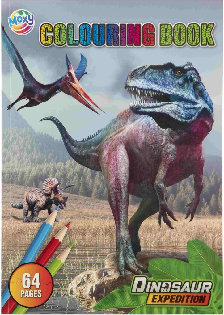 Dinoszaurusz Expedition színező 64 oldal