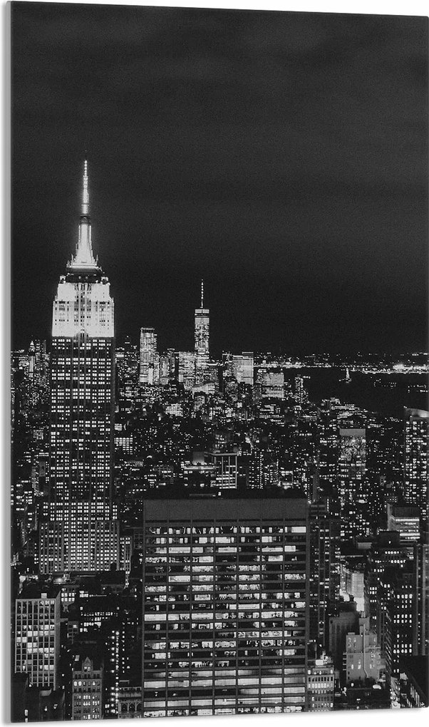 Üveg Vágódeszka 30x52 Város a Konyhában