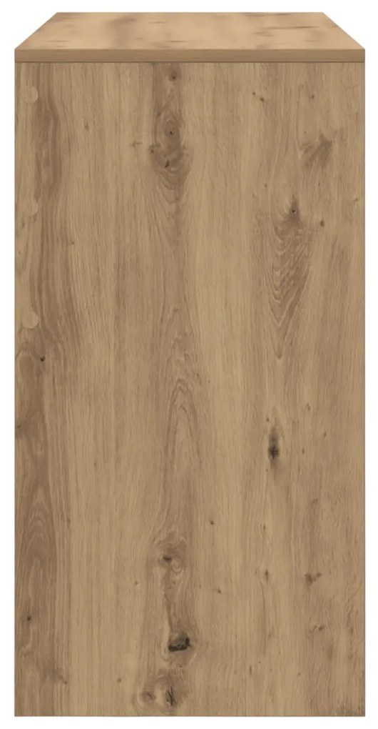 vidaXL Íróasztal Kézműves tölgy Szerelt fa 100 x 40 x 76 cm Íróasztal