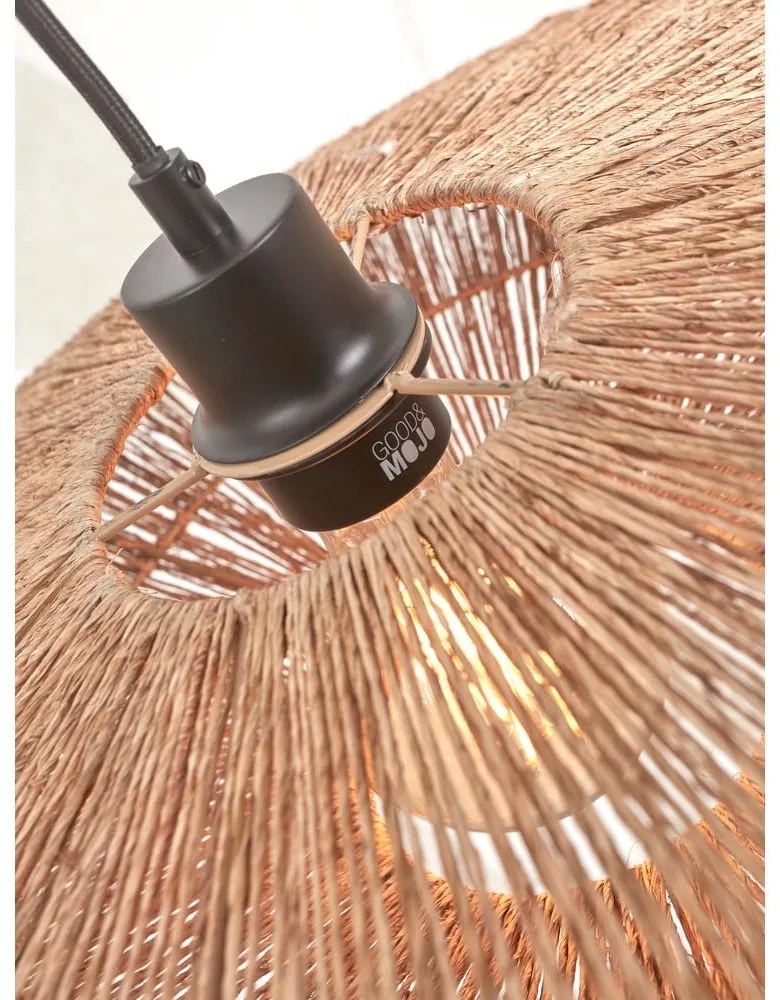 Natúr színű függőlámpa juta búrával ø 40 cm Iguazu – Good&amp;Mojo