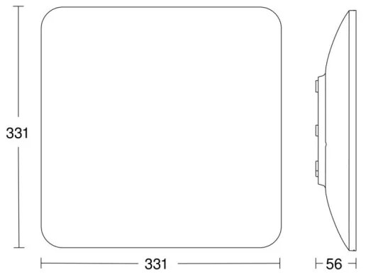 Steinel 067519 - LED Mennyezeti lámpa érzékelővel RS PRO S30 Q SC 26W/230V 4000K