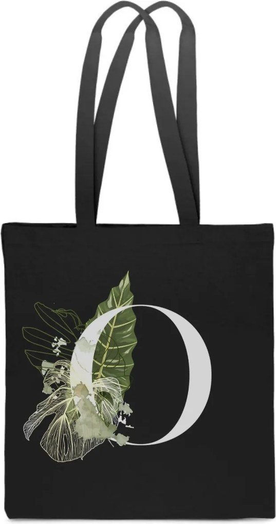 Öko Táska Pamut fekete Betűvel Oliga Olívia TT_330_cz