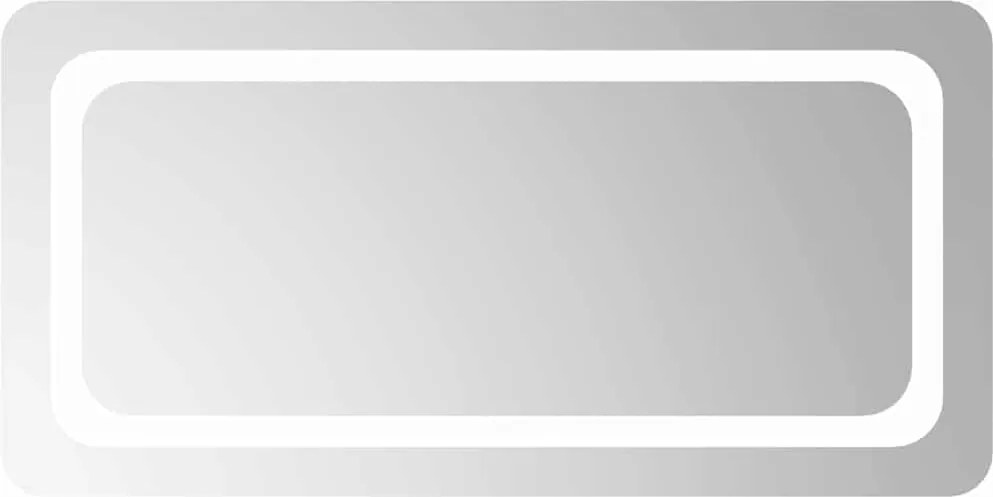 vidaXL LED-es fürdőszobatükör 80 x 40 cm