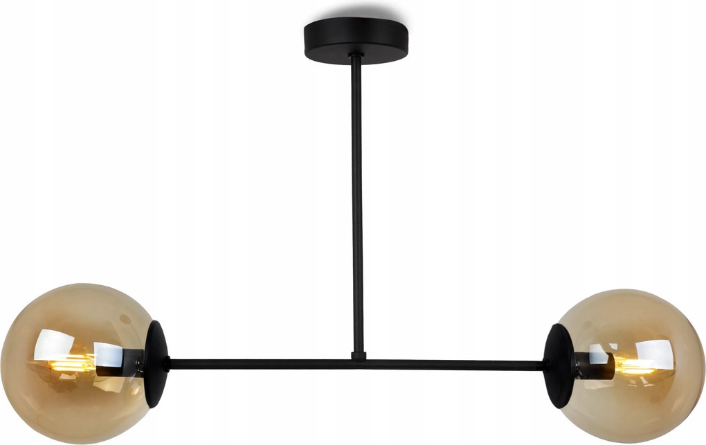 Mennyezeti Lámpa Függő Csillár Mézes Üveg Gömbök Konyhába Nappaliba