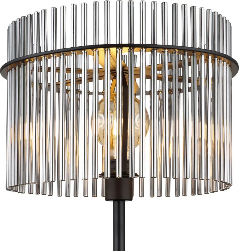 Állólámpa Matt fekete GORLEY GLOBO-15698S