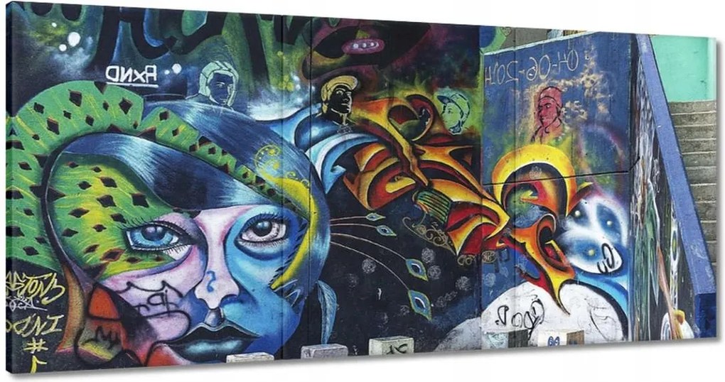 Festmények 180x90 Graffitti falfestmény