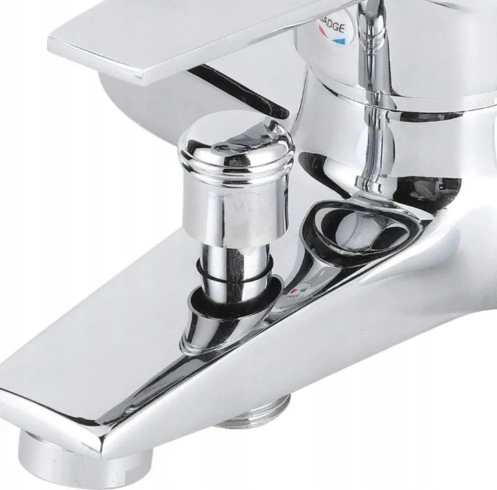 Kádtöltő csaptelep egykaros kádhoz ,zuhanyzóhoz Prémium ezüst