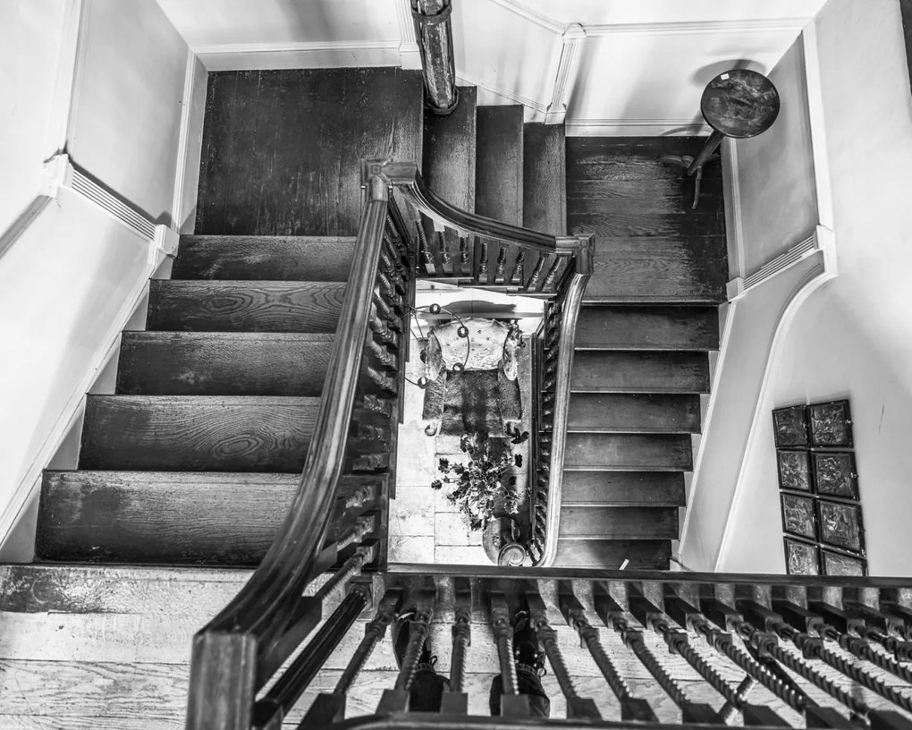 Poszter 50x40cm Fa lépcső a házban, Assaf Frank