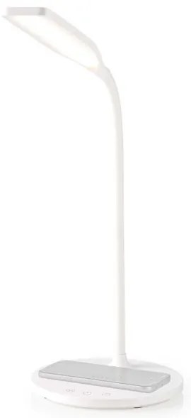 Nedis LTLGQ4M2WT - Dimmelhető lámpa vezeték nélküli töltéssel Qi LED/5,5W/230V 2700-6500K