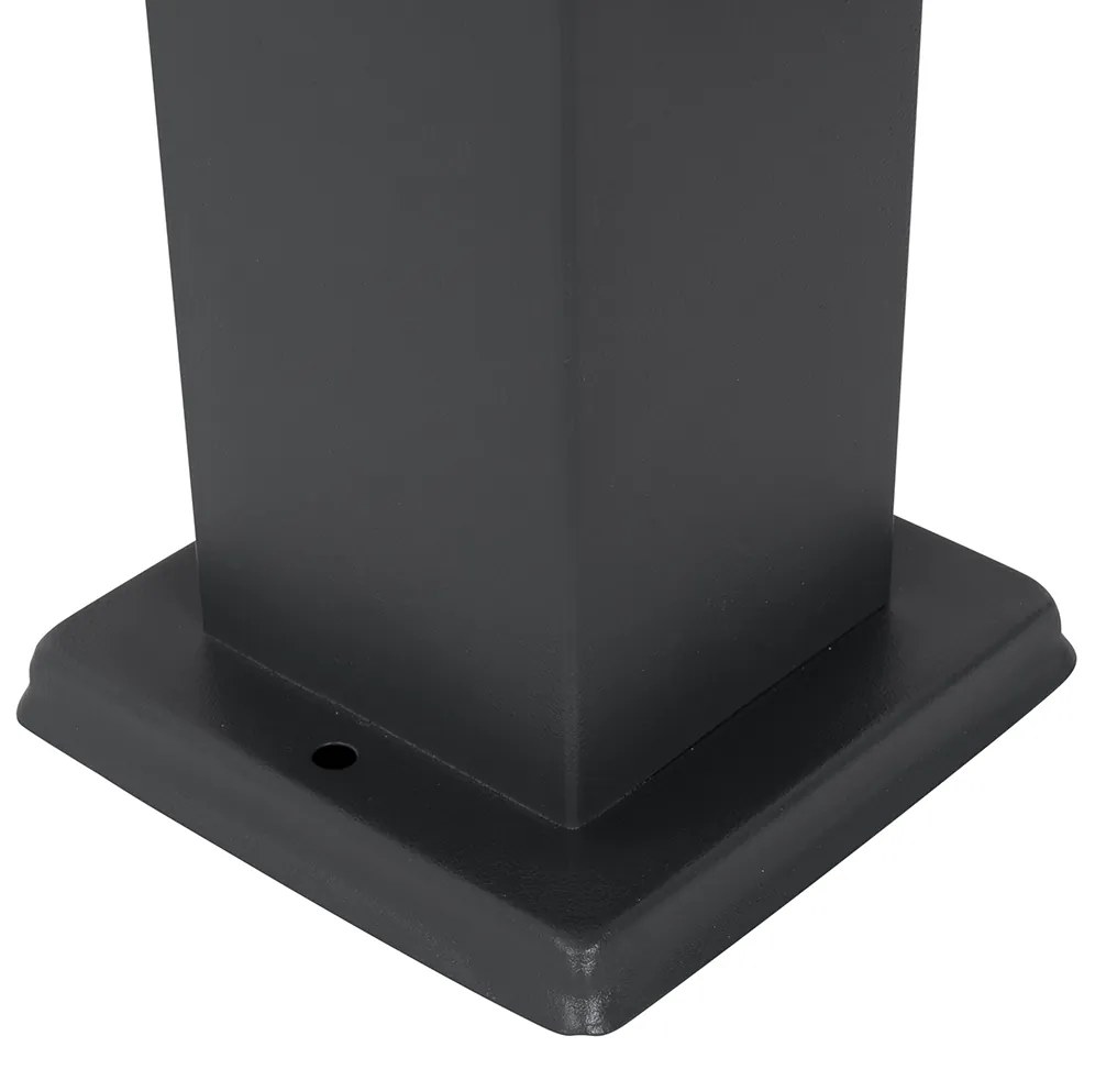 Kültéri lámpa sötétszürke 80 cm foglalattal IP44 - Malios