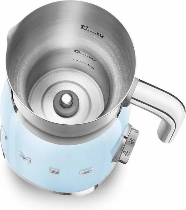 Világoskék elektromos tejhabosító 50's Retro Style – SMEG