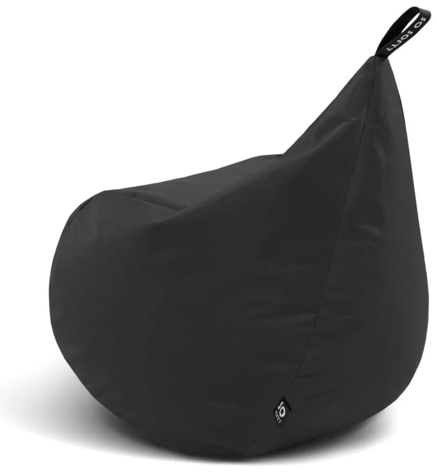 Sötétkék gyerek babzsákfotel Drop M – So Soft?