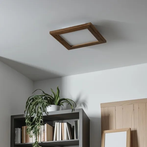 Eglo - LED RGBW SALOBRENA-C panel 16W 230V barna + távirányító