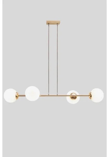 Csillár zsinóron FIRA 4xE27/60W/230V arany