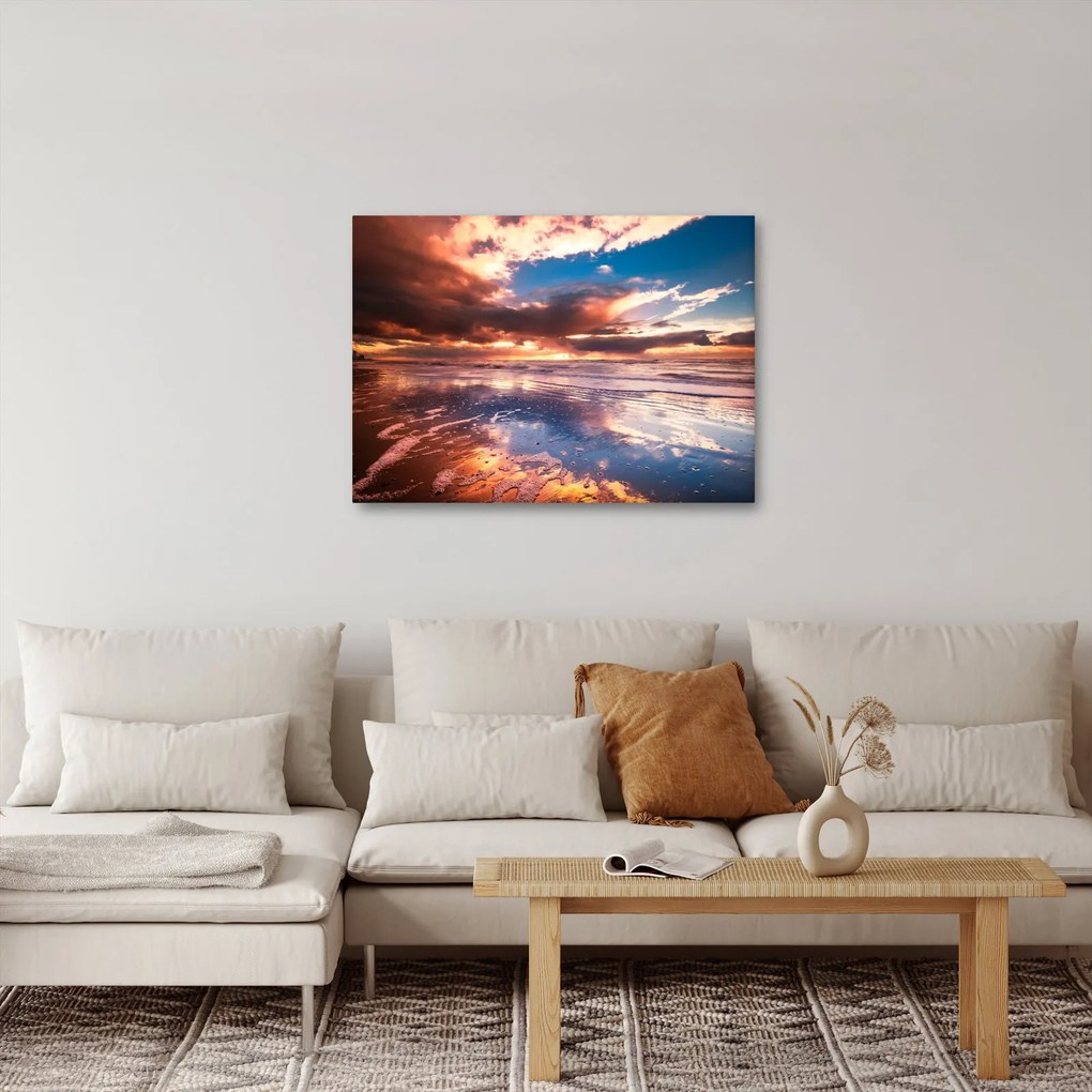 Kép - Esti strand (70x50 cm)