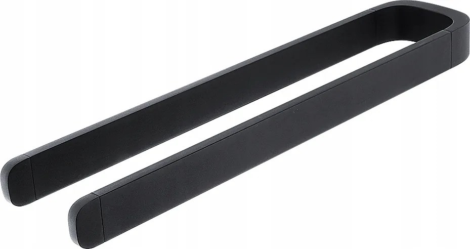 Nimco Nikau Black törölközőtartó mosdóhoz 39 cm Nkc 30098-90