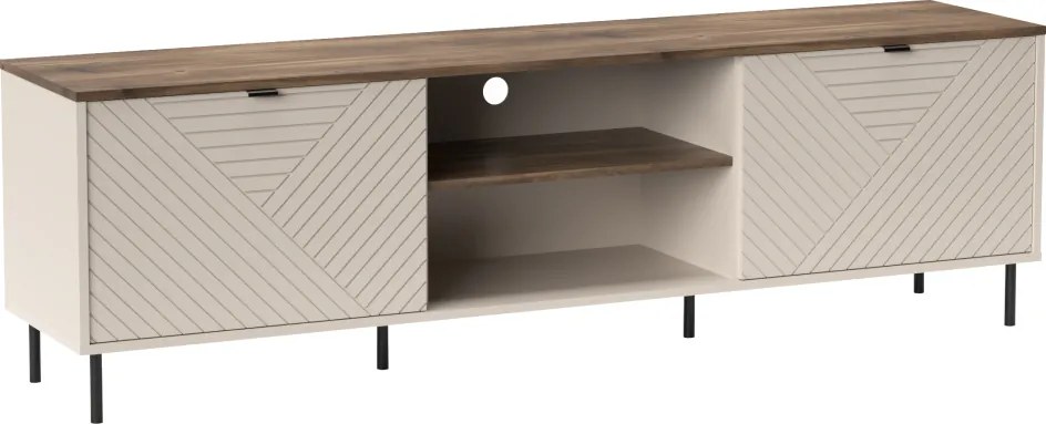 TV asztal, kasmír/castello tölgy, EYCO 2D/180