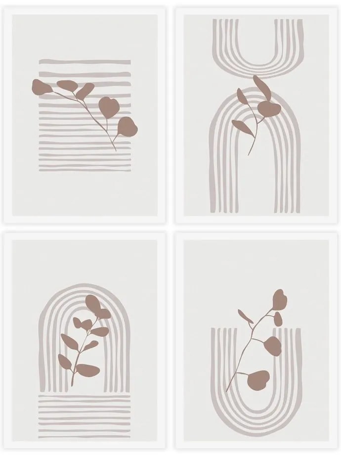 Kép szett 4 db-os 30x40 cm – Casa Selección