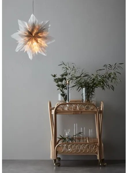 Markslöjd 705837 - Karácsonyi dekoráció NEELA 1xE14/25W/230V átm. 45 cm szürke