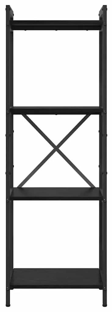 Könyvszekrény Musta tammi 40 x 30 x 118 cm Faanyag