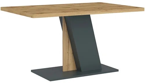 BRISTOL Étkezőasztal Tölgy/Fekete Színben 138 cm