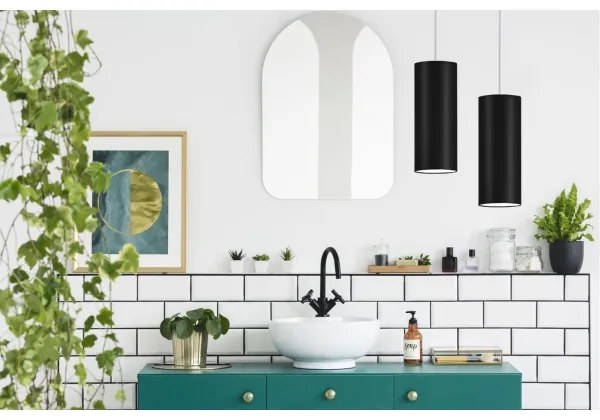 Csillár zsinóron ZIK 1xE27/40W/230V fekete