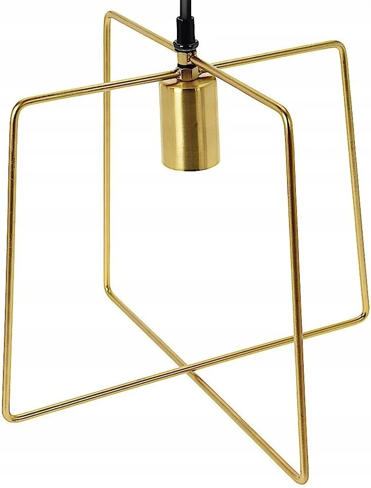 Lámpa Fekete Arany fém függesztett mennyezeti lámpa csillár loft