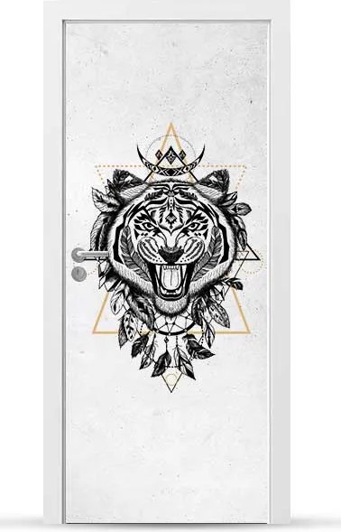 Furnér Kültéri Ajtó matrica Bútor öntapadós Könnyű Ragasztás