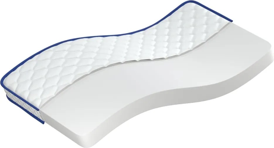 vidaXL memóriahabos matrac 200 x 140 x 17 cm puha