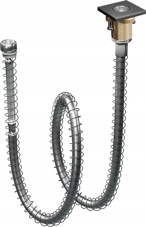 Dry Box Négyzet alakú Kád Szett Króm Innovatív Fürdőrendszer