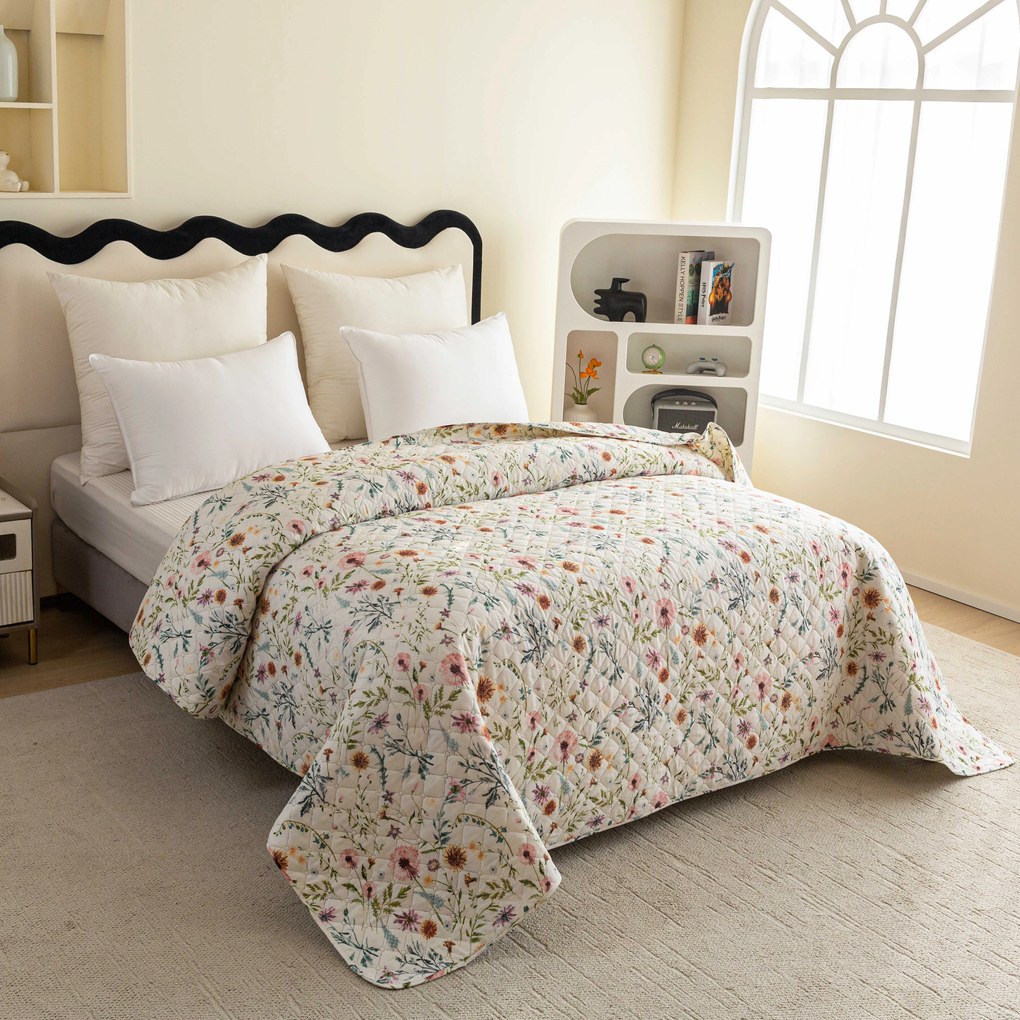 HERBALIS krémszínű ágytakaró Méret: 220 x 240 cm