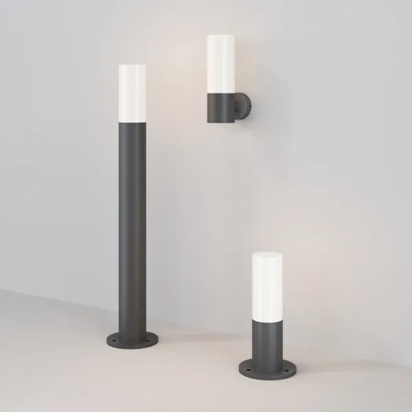 Maytoni O418FL-01GR1 - Kültéri lámpa WILLIS 1xE27/60W/230V 80 cm IP54 antracit