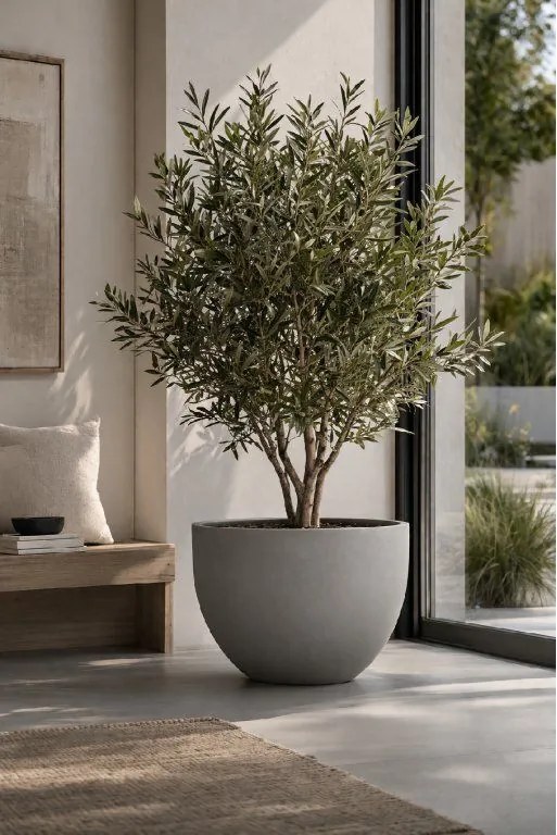 Pottery Pots Jumbo Mila virágcserép, ködszürke, több méretben - PotteryPots méret: S - ø 78 cm | m. 59,5 cm