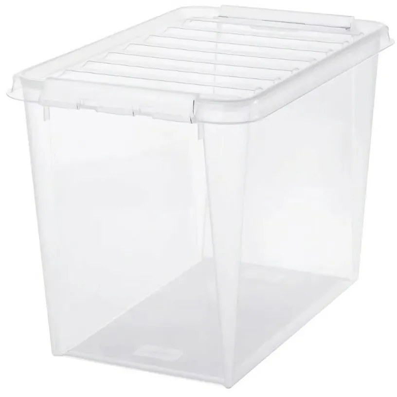 SmartStore Tárolódoboz fehér kapcsokkal Classic,61 l, 61 l