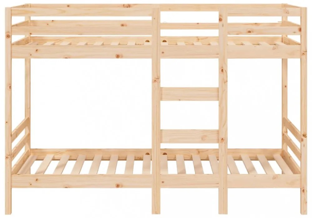 tömör fenyőfa emeletes ágy matrac nélkül 90 x 190 cm