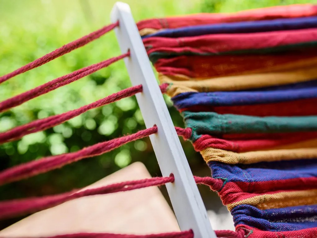 Színes függőágy HAMAK 2 személy részére 190x150 cm