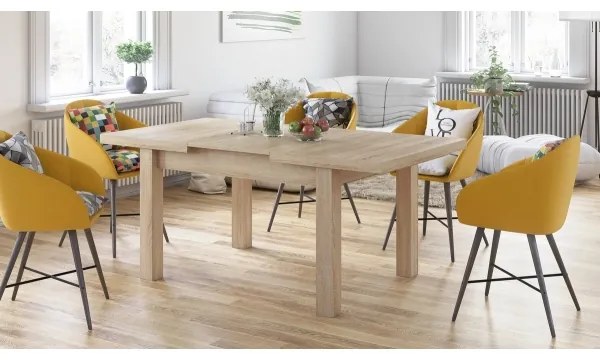 Bővíthető RALF Sonoma tölgy étkezőasztal 12 főre