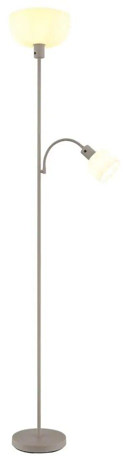 Globo 59947S - HINTON állólámpa 1xE27/40W/230V + 1xE14/25W