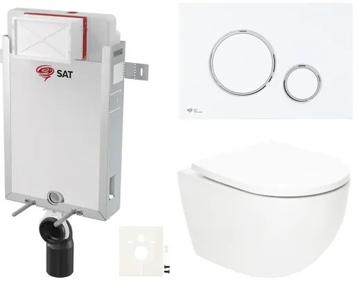 Fali WC szett SAT Fusion befalazáshoz SIKOSZTORFU76
