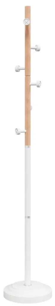 fehér porszórt vas ruhafogas 177 cm