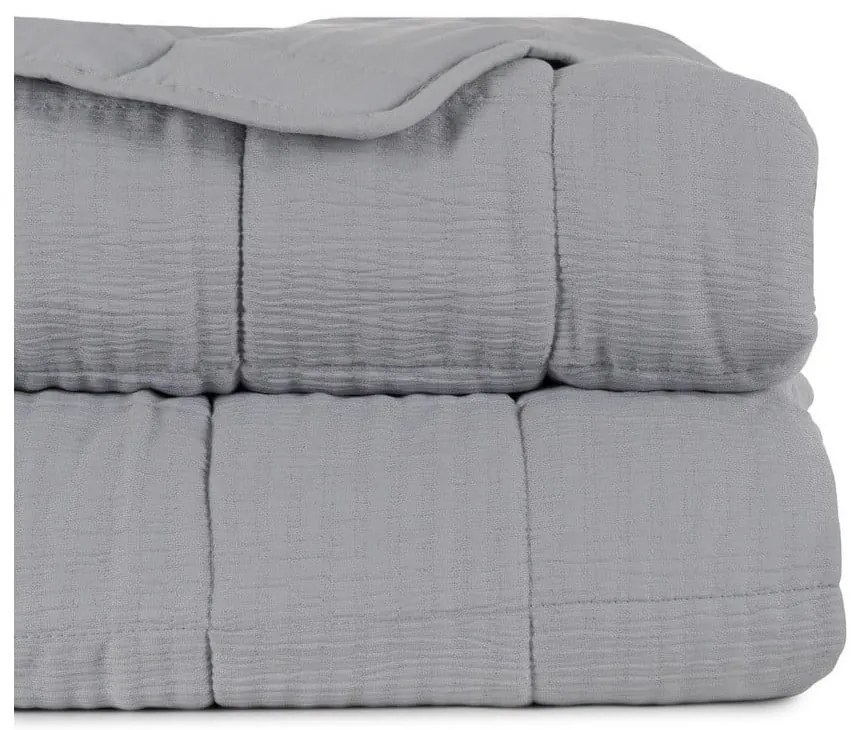 Szürke steppelt ágytakaró 180x260 cm – Ixia
