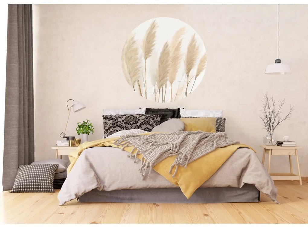 Kör alakú fotótapéta Pampas 125 x 125 cm, 2 rész
