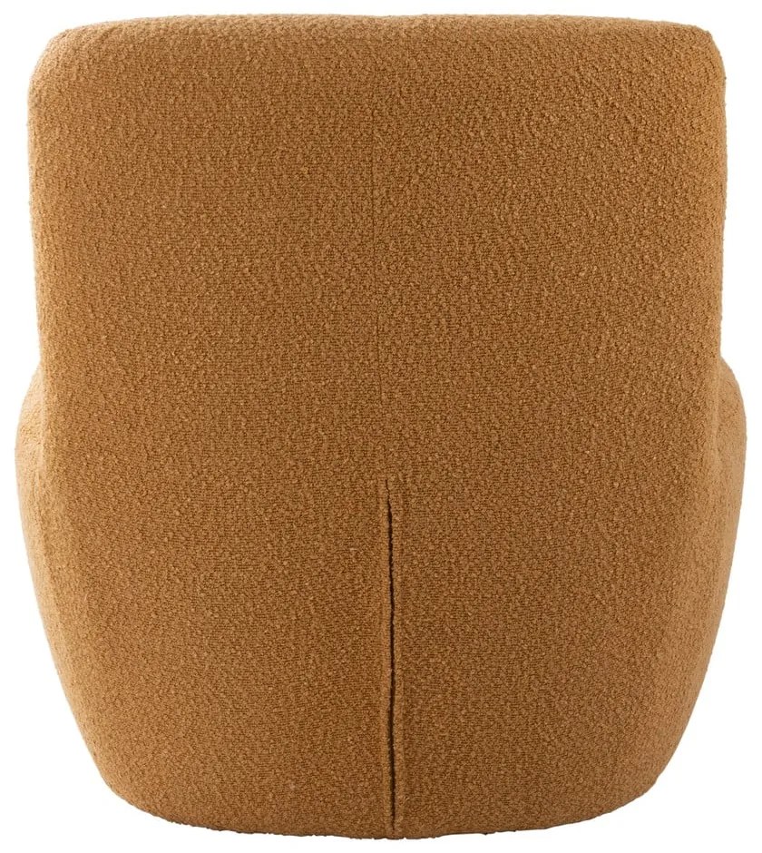 Sárga buklé fotel Ada – Leitmotiv