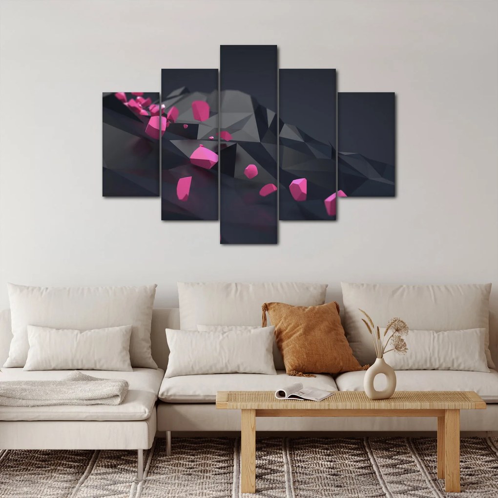 A 3D absztrakció képe (150x105 cm)