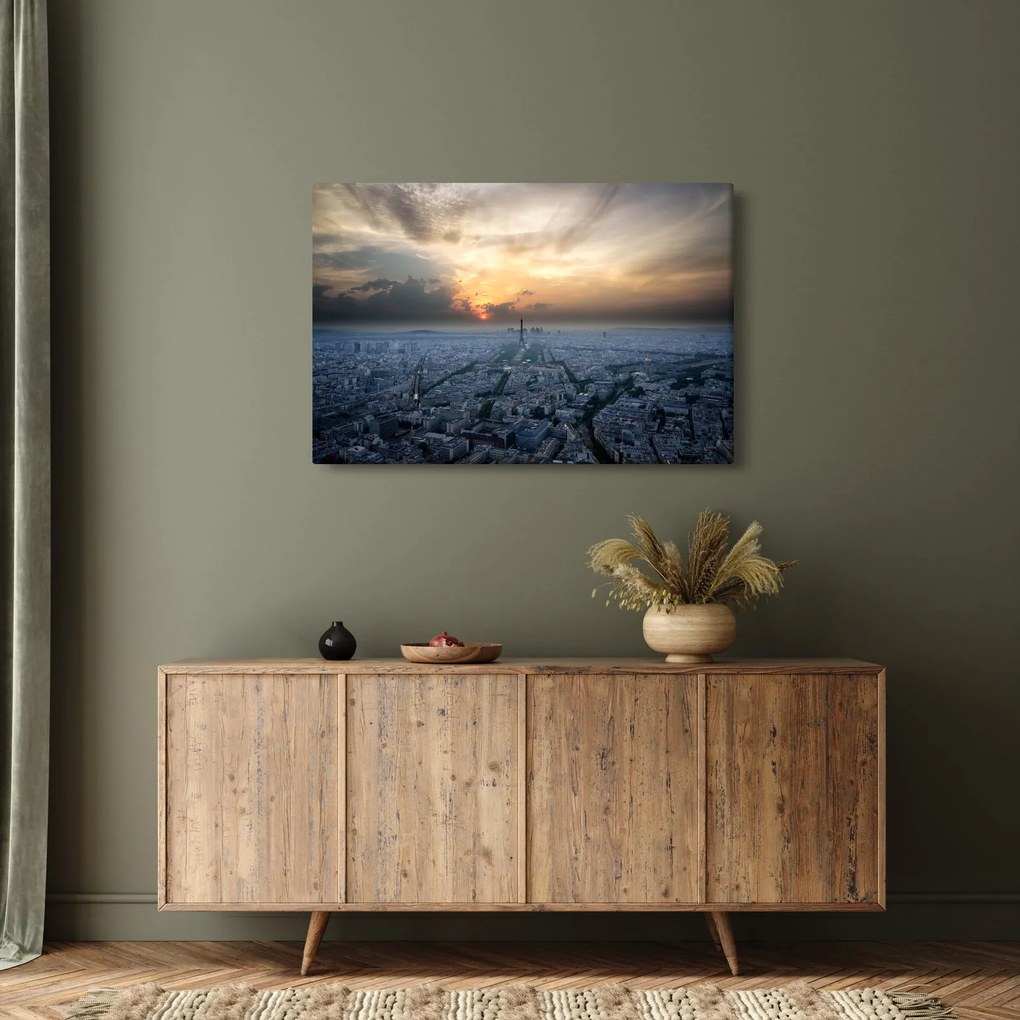 Kép - Párizs magasból (90x60 cm)
