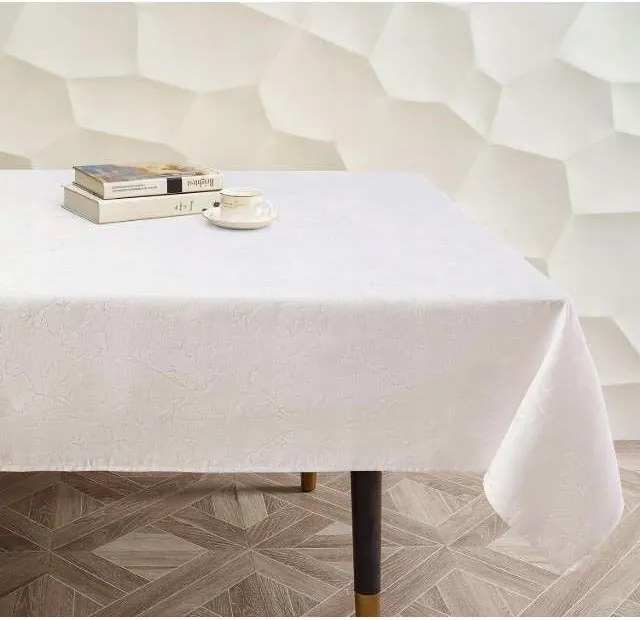 Abrosz asztalra vízálló fehér téglalap alakú 140x240cm